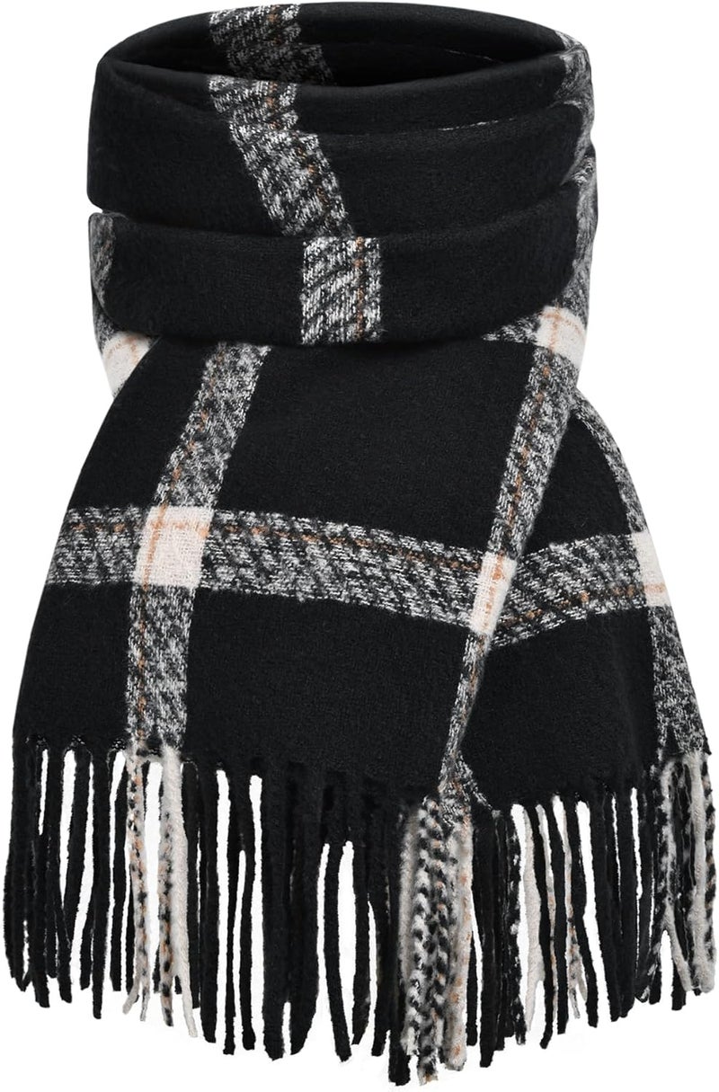 Pleneal Scarf for Women, Womens Winter/Fall Scarf,Long Plaid Shawls and Wraps, Cashmere Feel Blanket Pashmina Scarves - Image 1